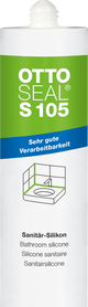 OTTOSEAL S105 Sanitarni silikon 310ml - Srebrno siva