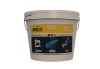 Set za nivelisanje pločica 3mm – Pakovanje sa nivelatorima, kajlama i klešta