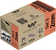 compare product Set za nivelisanje pločica 2mm – Pakovanje sa nivelatorima, kajlama i klešta