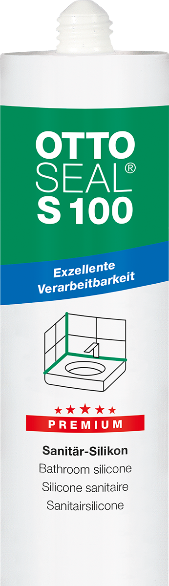 OTTOSEAL S100 Premium Sanitarni Silikon 300ml - C15 Srednje braon