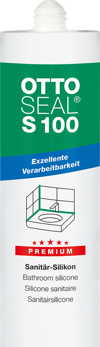 compare product OTTOSEAL S100 Premium Sanitarni Silikon 300ml - Bazalt
