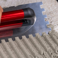 E1012 Inox gletarica sa zubima 10mm (110x280mm)