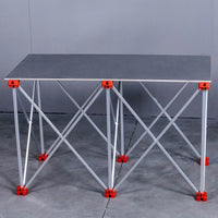 E2018 Čelični radni sto sa 6 nogu za ploče velikog formata