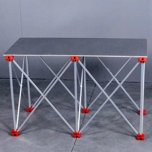 E2018 Čelični radni sto sa 6 nogu za ploče velikog formata