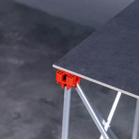 E2018 Čelični radni sto sa 6 nogu za ploče velikog formata