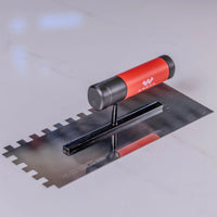 E1012 Inox gletarica sa zubima 10mm (110x280mm)